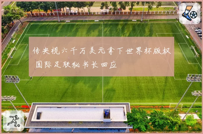 传央视六千万美元拿下世界杯版权 国际足联秘书长回应